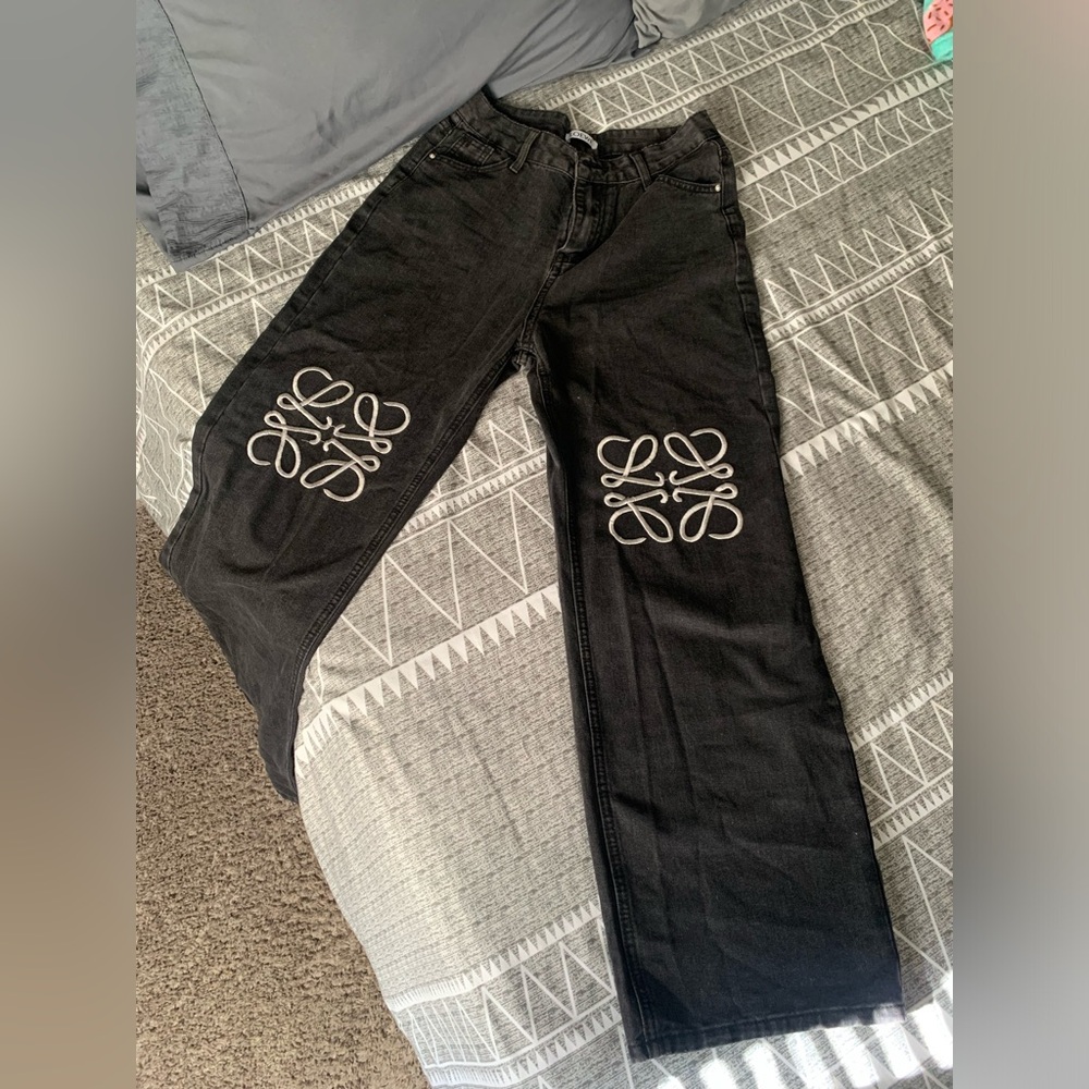 Loewe Anagram Wide-leg Jeans